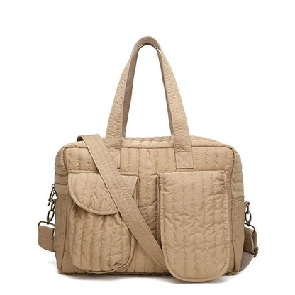 large Capacity Lightweight Multi Compartment Design Baby Diaper Bag Suitable for Storing Bottles Diapers and Clothing Mommy Bag