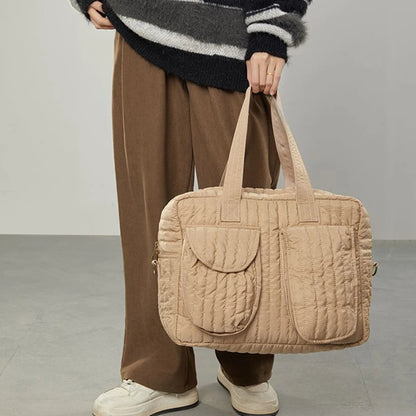 large Capacity Lightweight Multi Compartment Design Baby Diaper Bag Suitable for Storing Bottles Diapers and Clothing Mommy Bag