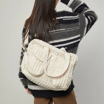 large Capacity Lightweight Multi Compartment Design Baby Diaper Bag Suitable for Storing Bottles Diapers and Clothing Mommy Bag