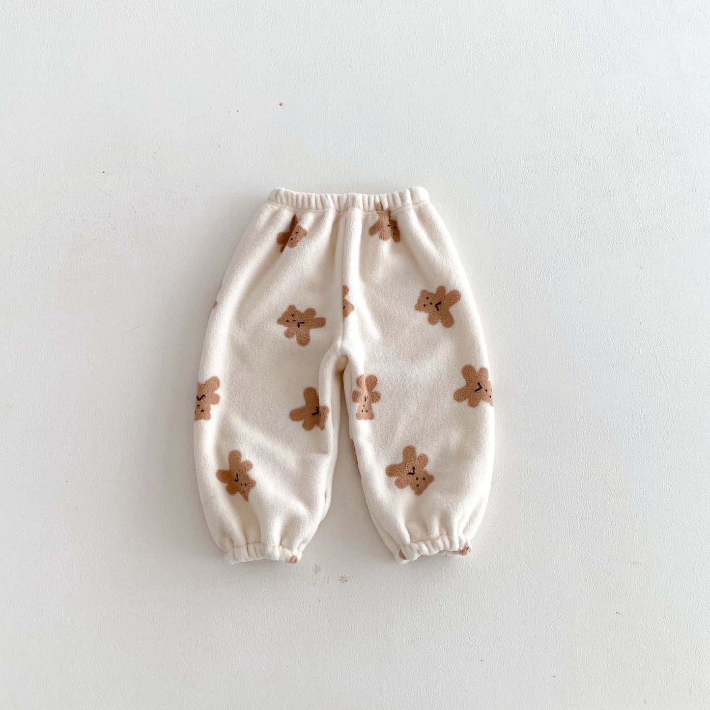 1-7Age Kids Cartoon Plush Pants Cartoon Full Print Pajamas Pants ;Lovely Soft Loose All-match Pants For Baby Boys Girl Home Wear