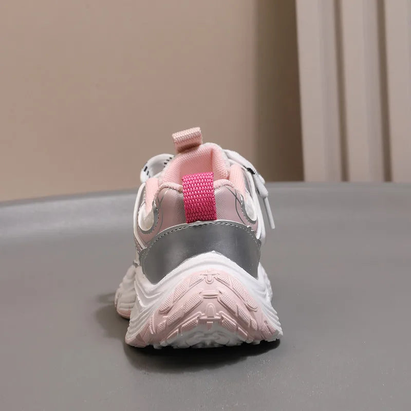 New Spring Children Shoes Mesh Breathable Toddler Girls Sport Shoes Outdoor Tennis Soft Sole None-slip Fashion Boys Sneakers