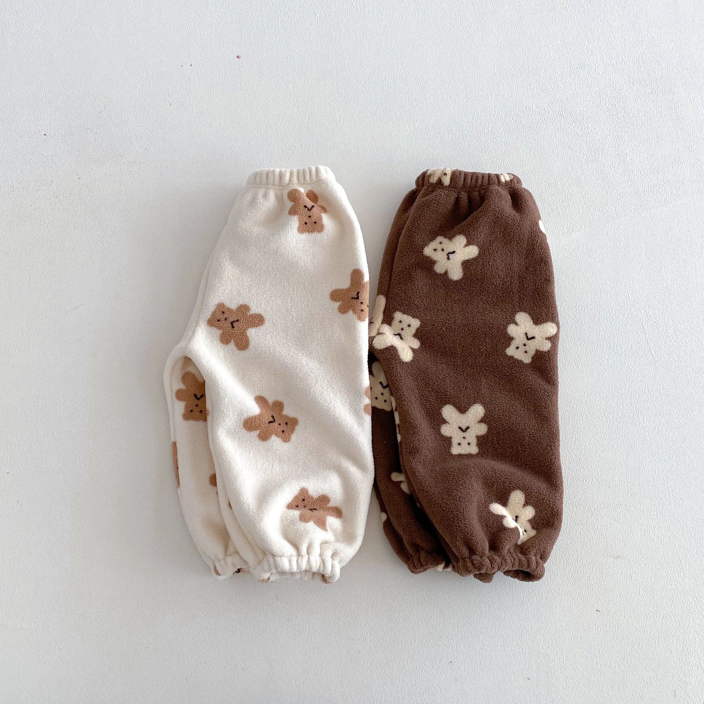 1-7Age Kids Cartoon Plush Pants Cartoon Full Print Pajamas Pants ;Lovely Soft Loose All-match Pants For Baby Boys Girl Home Wear